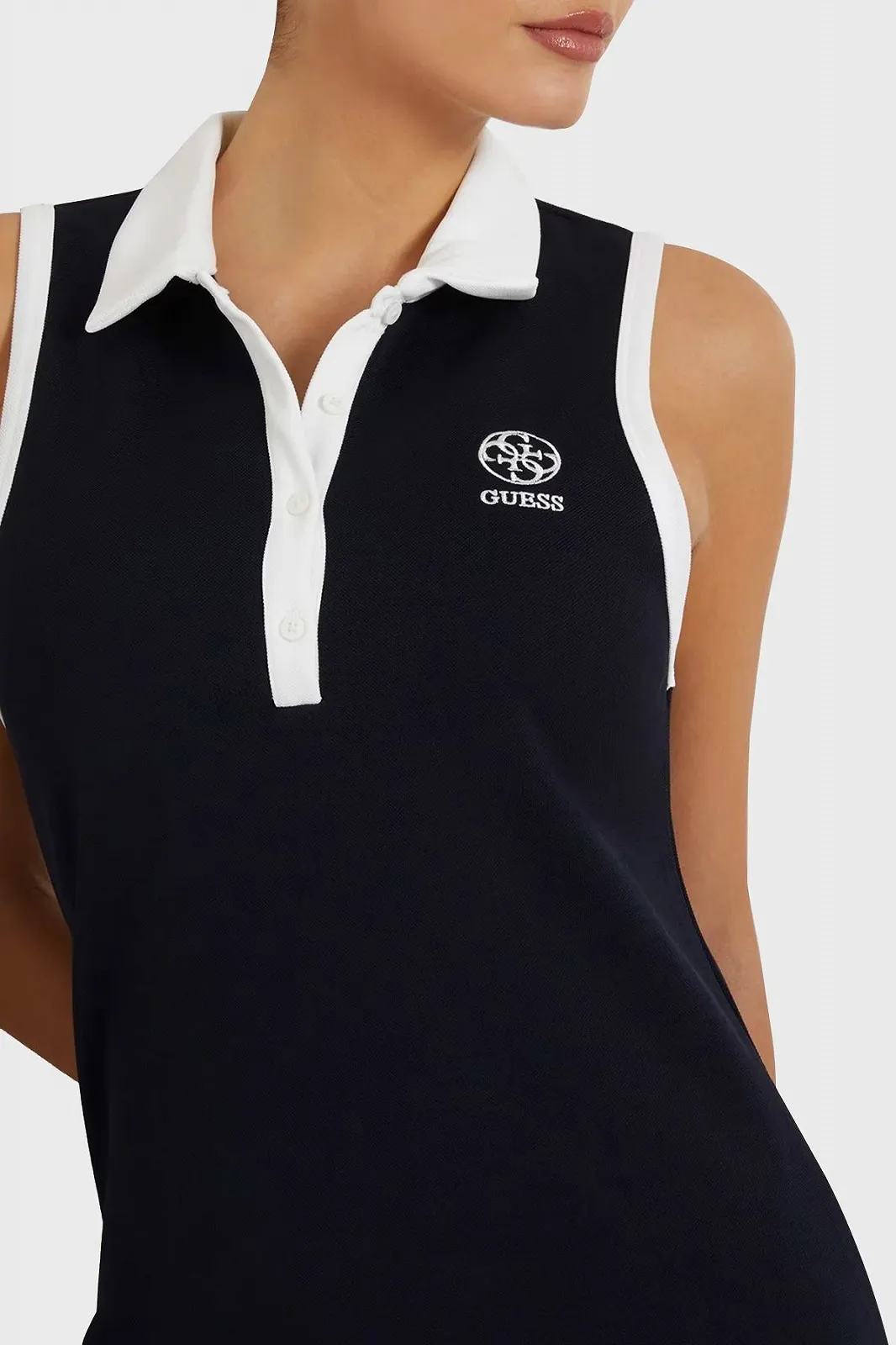 Жіноча сукня GUESS Mylah Bodycon Polo Navy - S, фото №3 Жіноча сукня GUESS Mylah Bodycon Polo Navy - S, фото №3