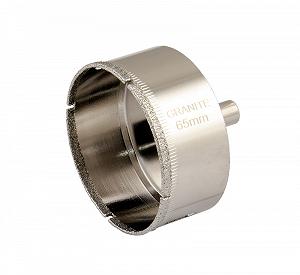 Свердло трубчасте GRANITE з алмазним напиленням для скла та плитки 65 мм 2-01-265 - Фото 1