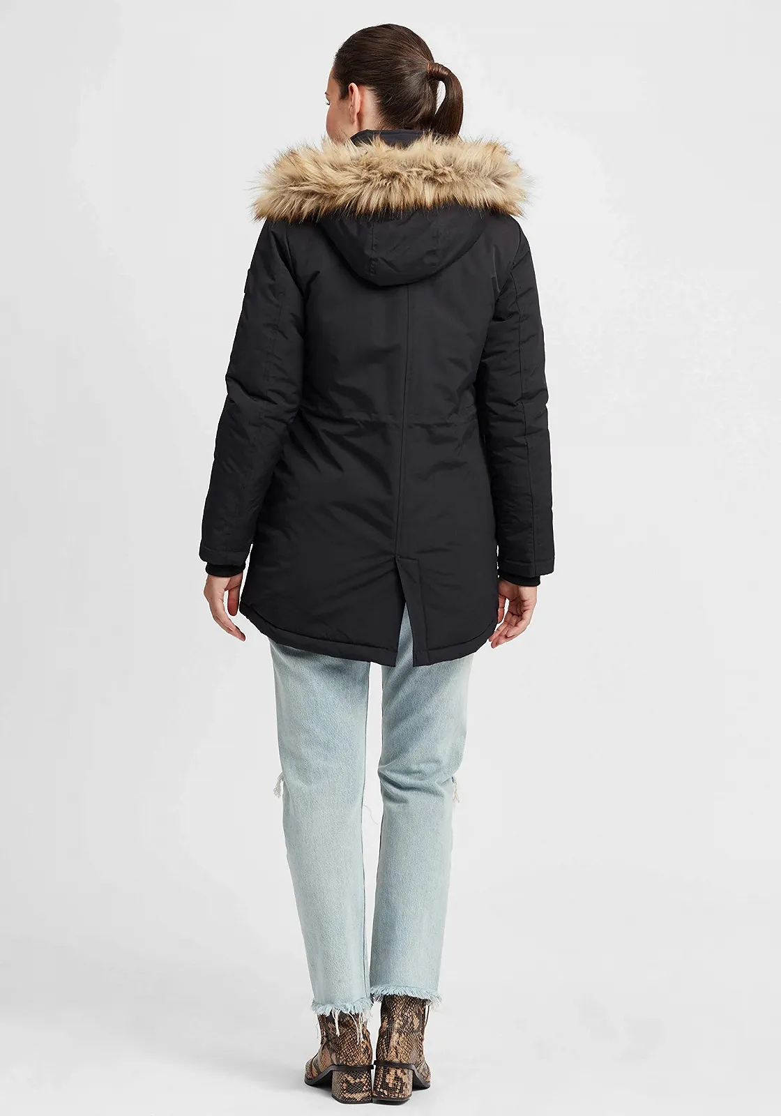 Жіноча зимова парка з капюшоном OXMO OXActa, фото №4 Жіноча зимова парка з капюшоном OXMO OXActa, фото №4