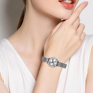 Женские часы Generisch Retro Fashion Minimalist Small Fine Square Shape synthetic.ua - Фото 1