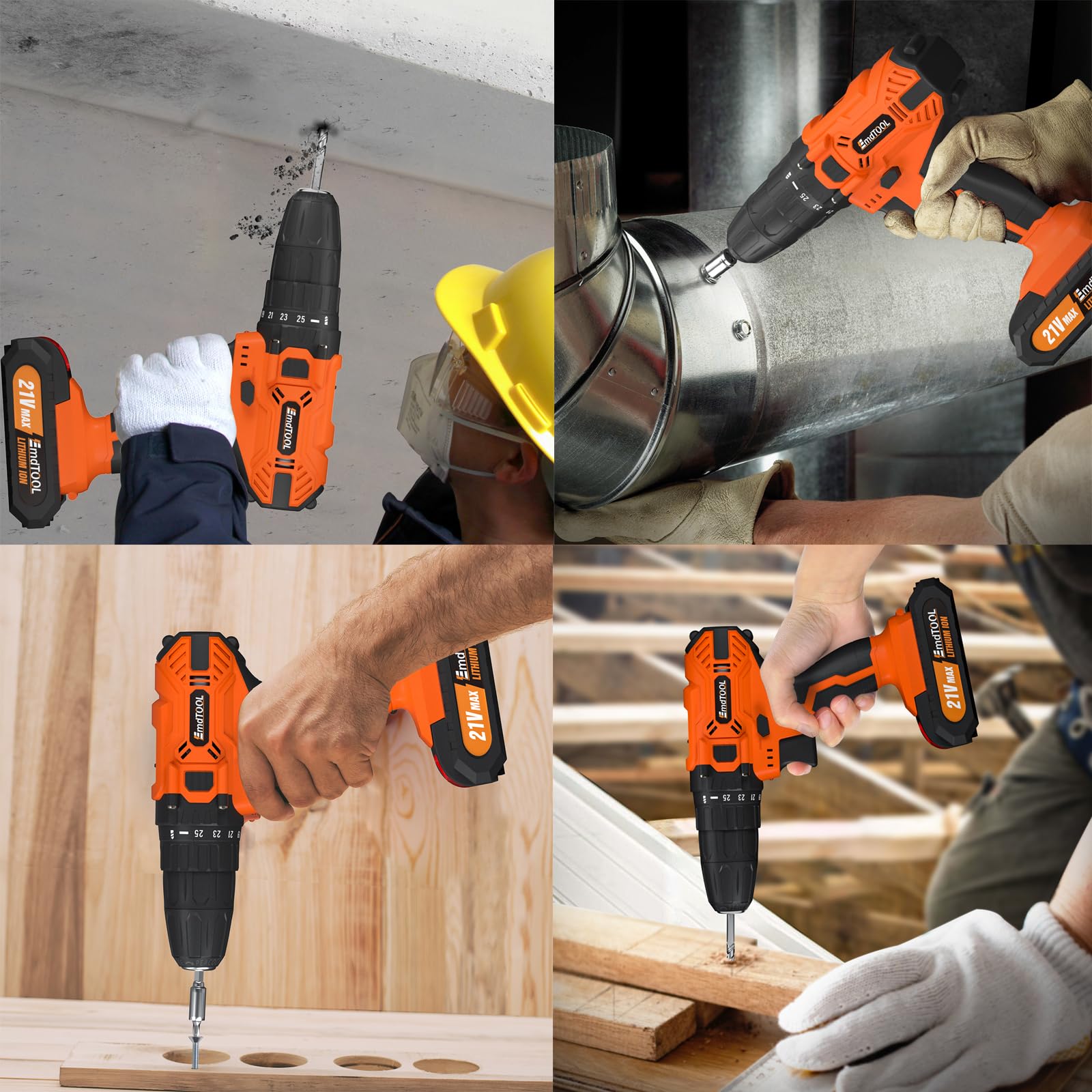 Аккумуляторный дрель-шуруповерт HSHa 21V Mini Akkuschrauber 25+1 45 Нм Оранжевый, фото №7 Аккумуляторный дрель-шуруповерт HSHa 21V Mini Akkuschrauber 25+1 45 Нм Оранжевый, фото №7