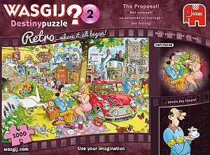 Пазл Jumbo Wasgij Destiny Retro 2 19155 The Proposal 1000 элементов цена на synthetic.ua - Фото 1 Пазл Jumbo Wasgij Destiny Retro 2 19155 The Proposal 1000 элементов synthetic.ua - Фото 1