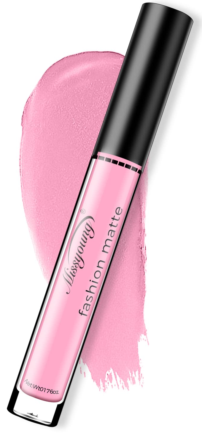 Рідка помада Allbesta Waterproof Durable Matte Lipstick 1#, фото №5