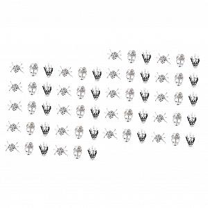 Наклейки для нігтівOOFAN 60 штук - Фото 1