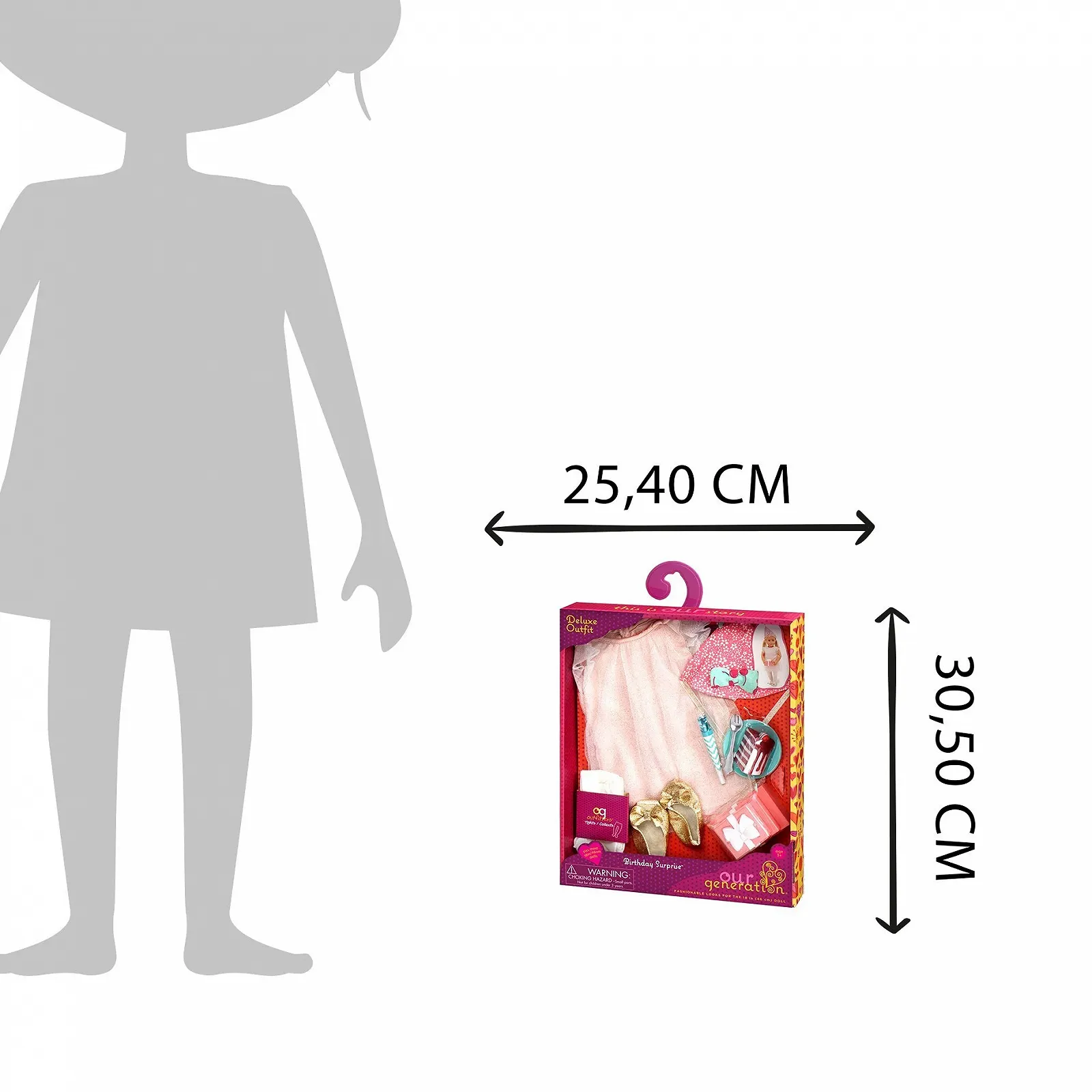 Одежда для куклы Our Generation 44578 Birthday Surprise Deluxe Multi-Colour, фото №4