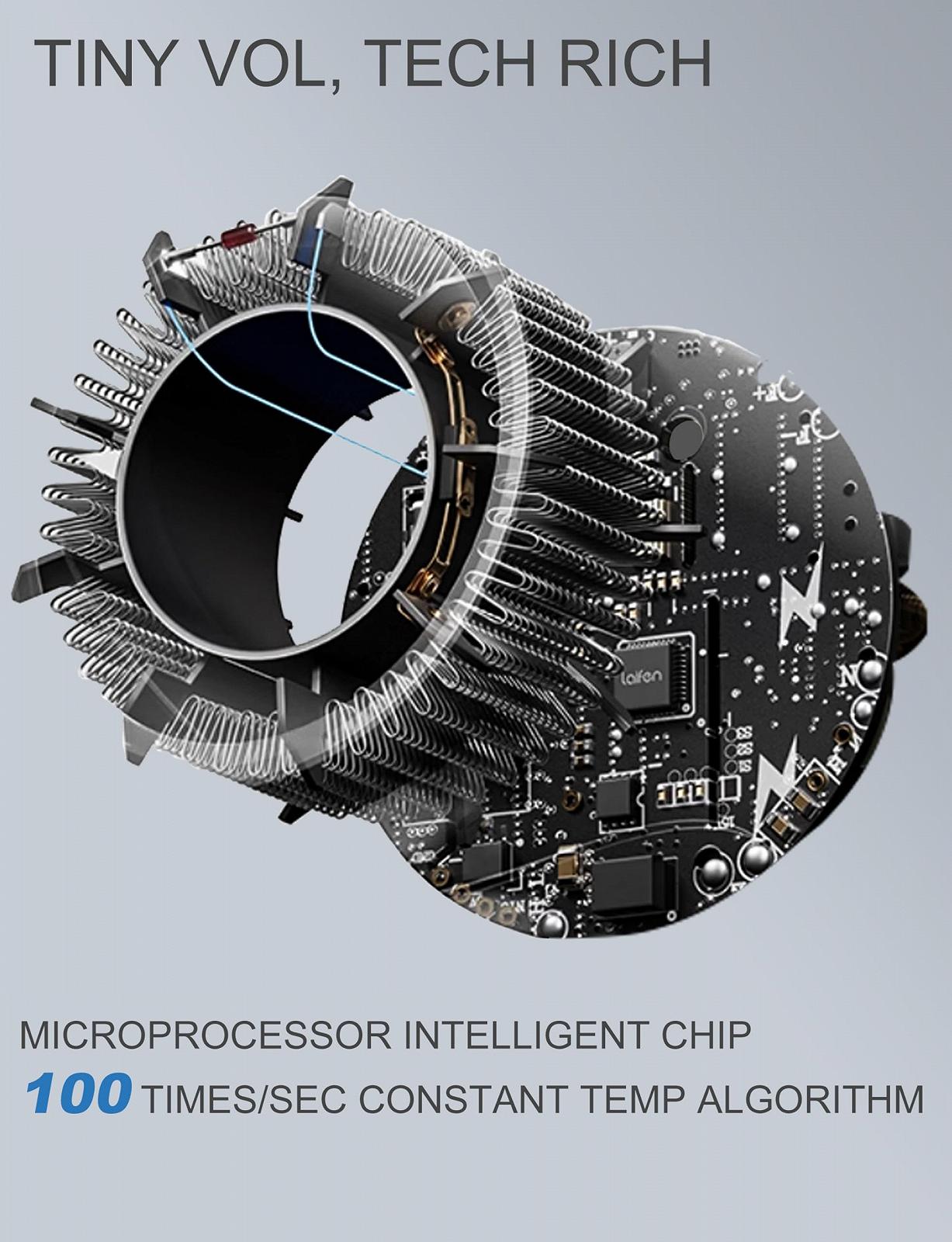 Фен Mini Ion 2200 Вт, 110 000 об/хв, 330 г, фото №5