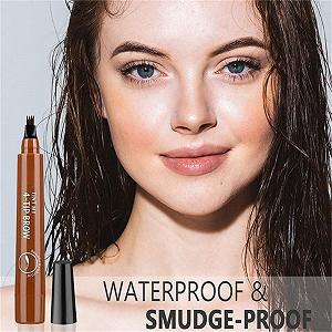 Пен Nexavale Magic Eyebrow Enhancing 4 Fork Tip Tattoo Light Brown synthetic.ua - Фото 1