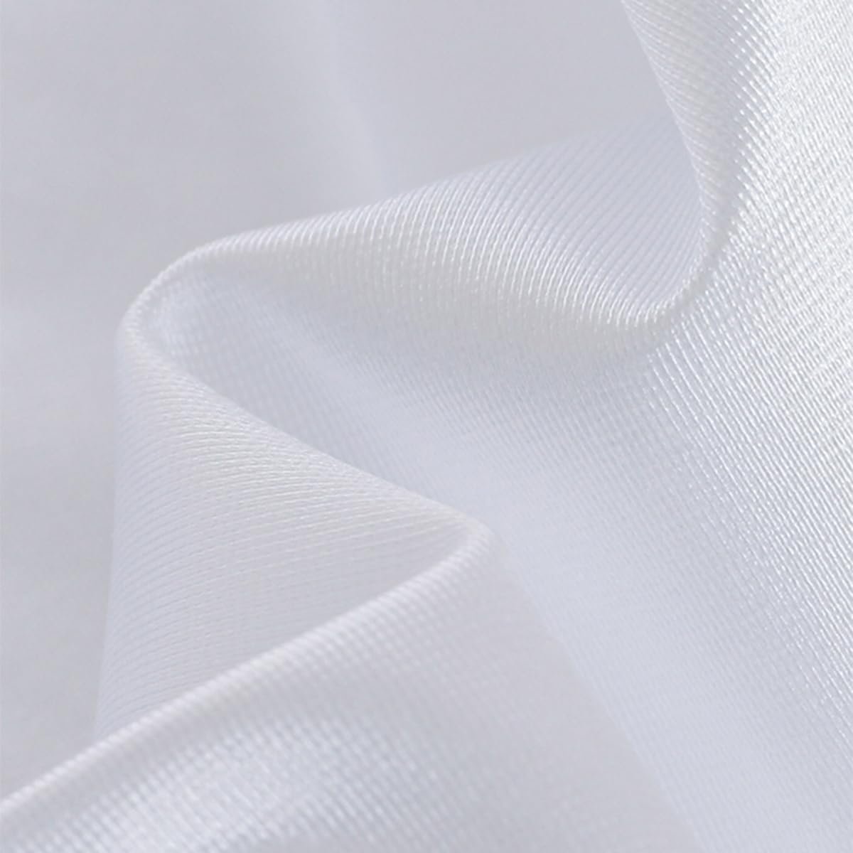 Скатертина Round Satin 290 GSM 180 см White, фото №4