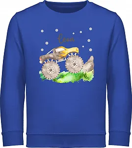 Свитшот Shirtracer Детский Car Monster Truck Monster Truck Off Road Bigfoot 4x4 Pick-Up Off-Road Vehicle - Фото 1