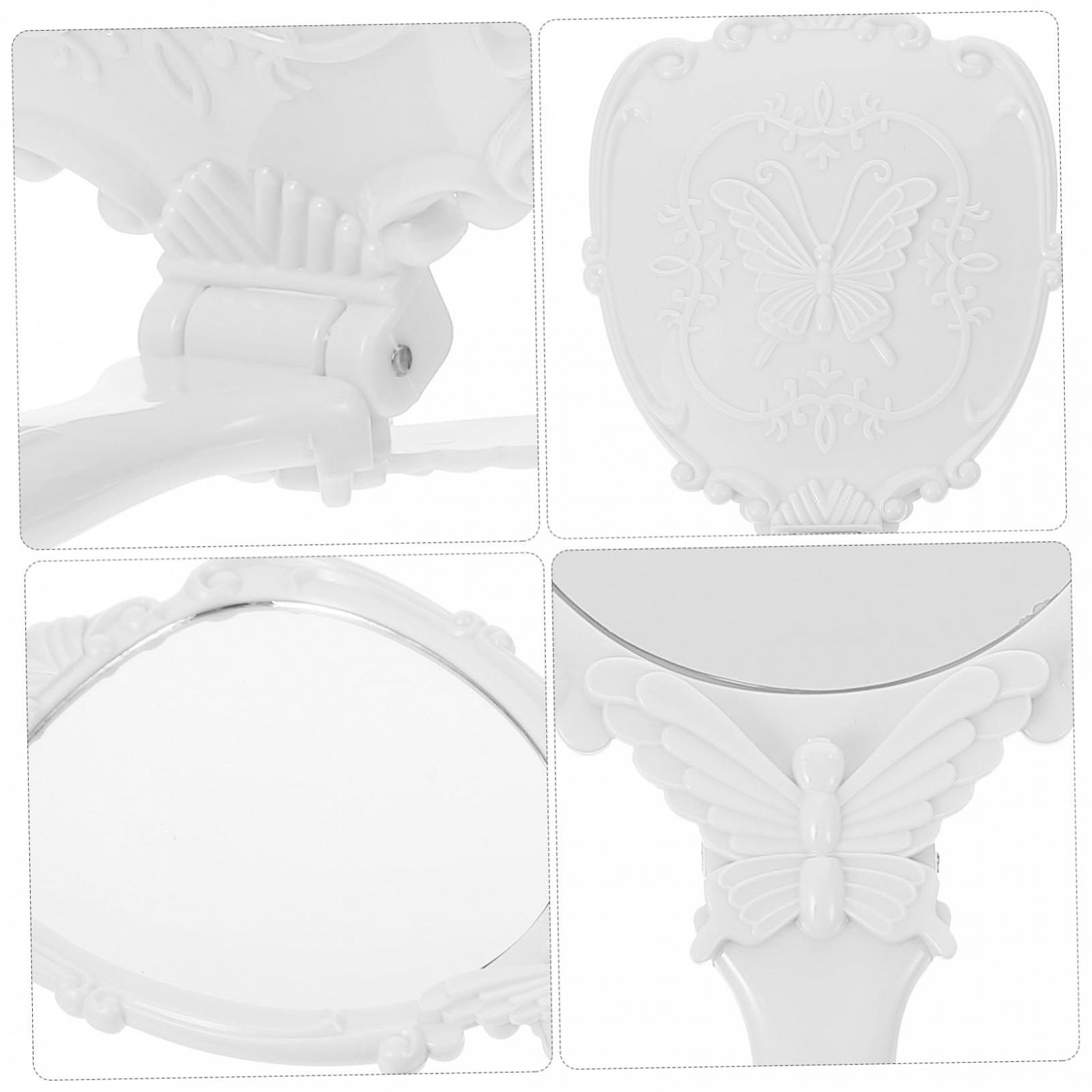 Люстерко Angoily 3St Griff Klappspiegel Vanity Mirror біле, фото №3 Люстерко Angoily 3St Griff Klappspiegel Vanity Mirror біле, фото №3