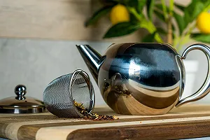 Чайник-заварник Grungwerg Rondo 0.5 л Нержавіюча сталь synthetic.ua - Фото 1