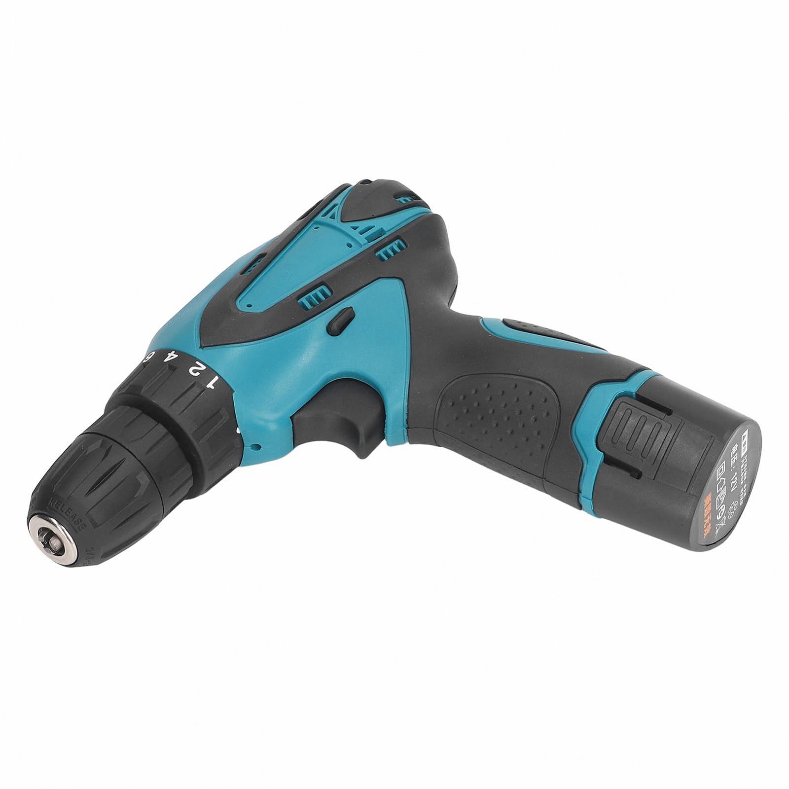 Дриль-шурупокрут Cordless Power Driver AC110-240V 2 Швидкості LED Синій, фото №7
