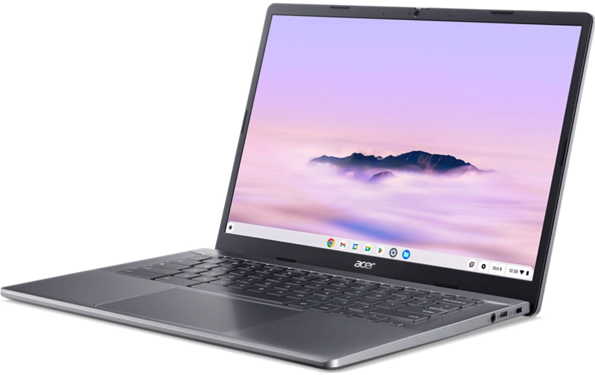 Ноутбук 14" Acer Chromebook Plus 514 (CB514-3H-R165) AMD Ryzen 3 7320C RAM 8GB eMMC 128GB 12год батарея ChromeOS (UKR), фото №3 Ноутбук 14" Acer Chromebook Plus 514 (CB514-3H-R165) AMD Ryzen 3 7320C RAM 8GB eMMC 128GB 12год батарея ChromeOS (UKR), фото №3