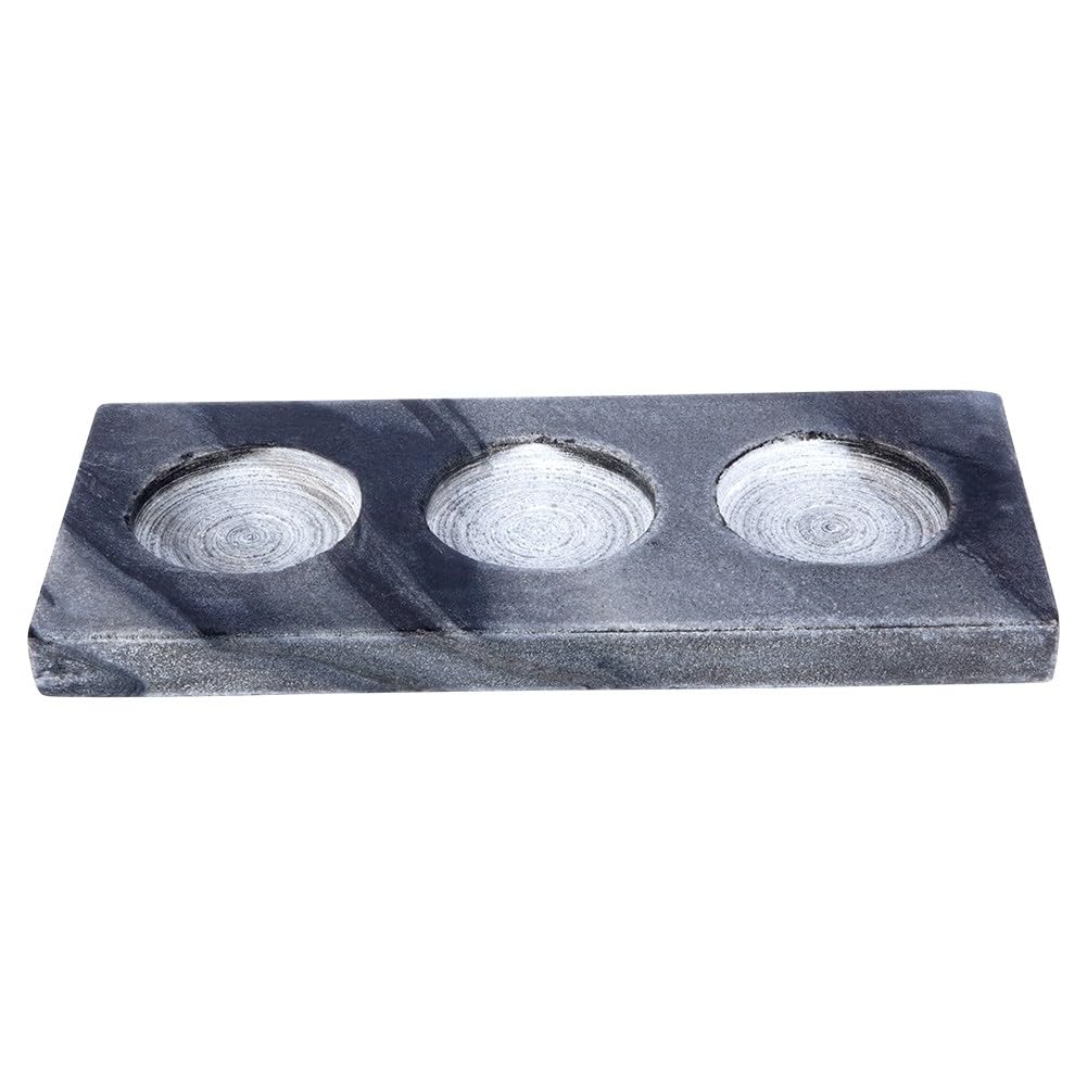Подсвечник Vilde Marble Tea Light Holder для 3 свечей 18 х 8 см, фото №6