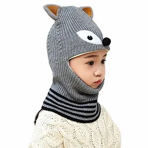 Купити Зимова шапка для малюків Generisch, шарф-шапка з капюшоном, унісекс - Фото 1 Зимова шапка для малюків Generisch, шарф-шапка з капюшоном, унісекс - Фото 1