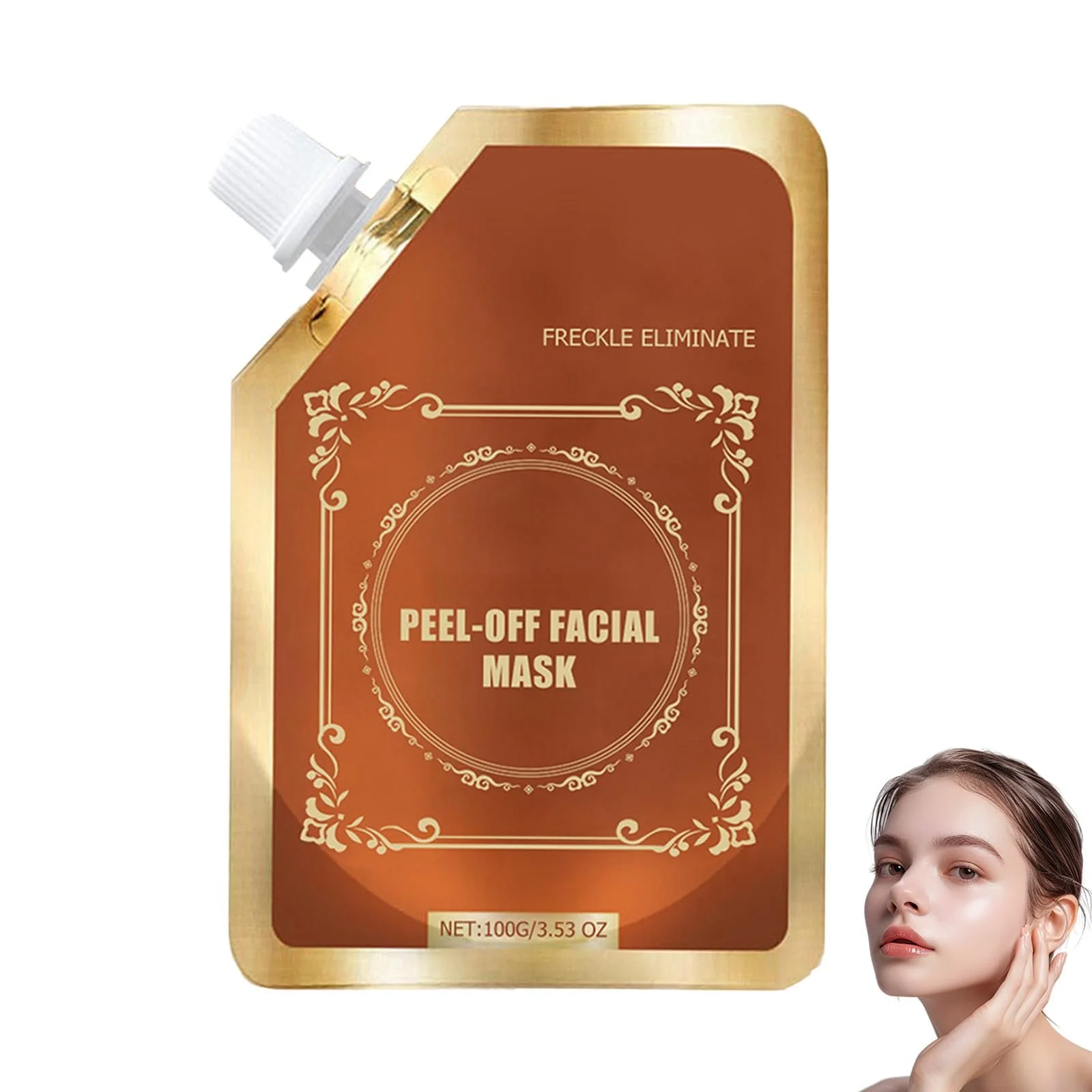 Маска-плівка Soleneva для обличчя для сяючої шкіри, зволоження обличчя, зменшує зморшки, фото №1