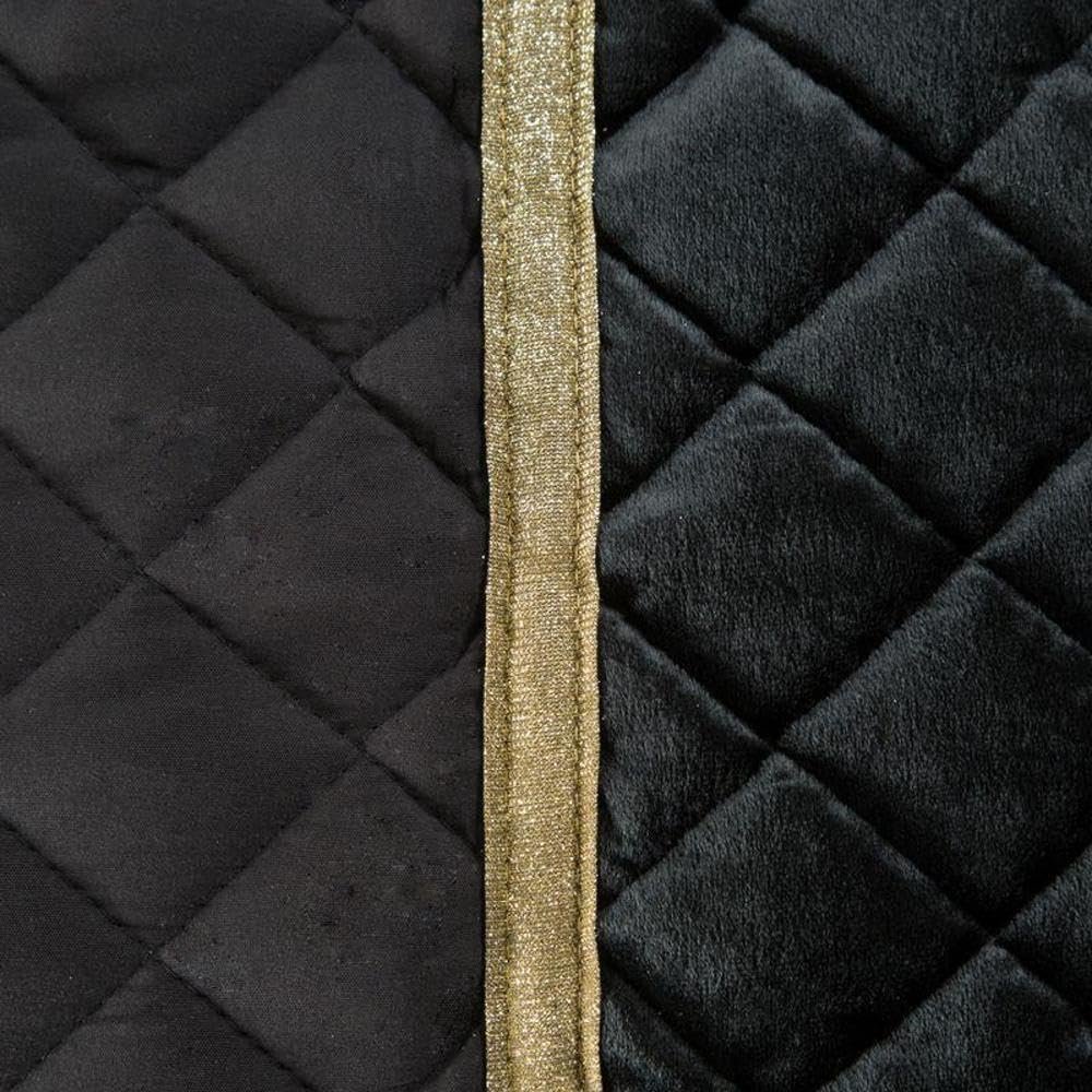 Покрывало Eurofirany Бархат Кристин Черный, 220 см x, фото №3