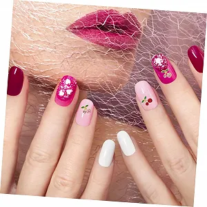 Наклейки для ногтей Healvian Вишня 3D synthetic.ua - Фото 1