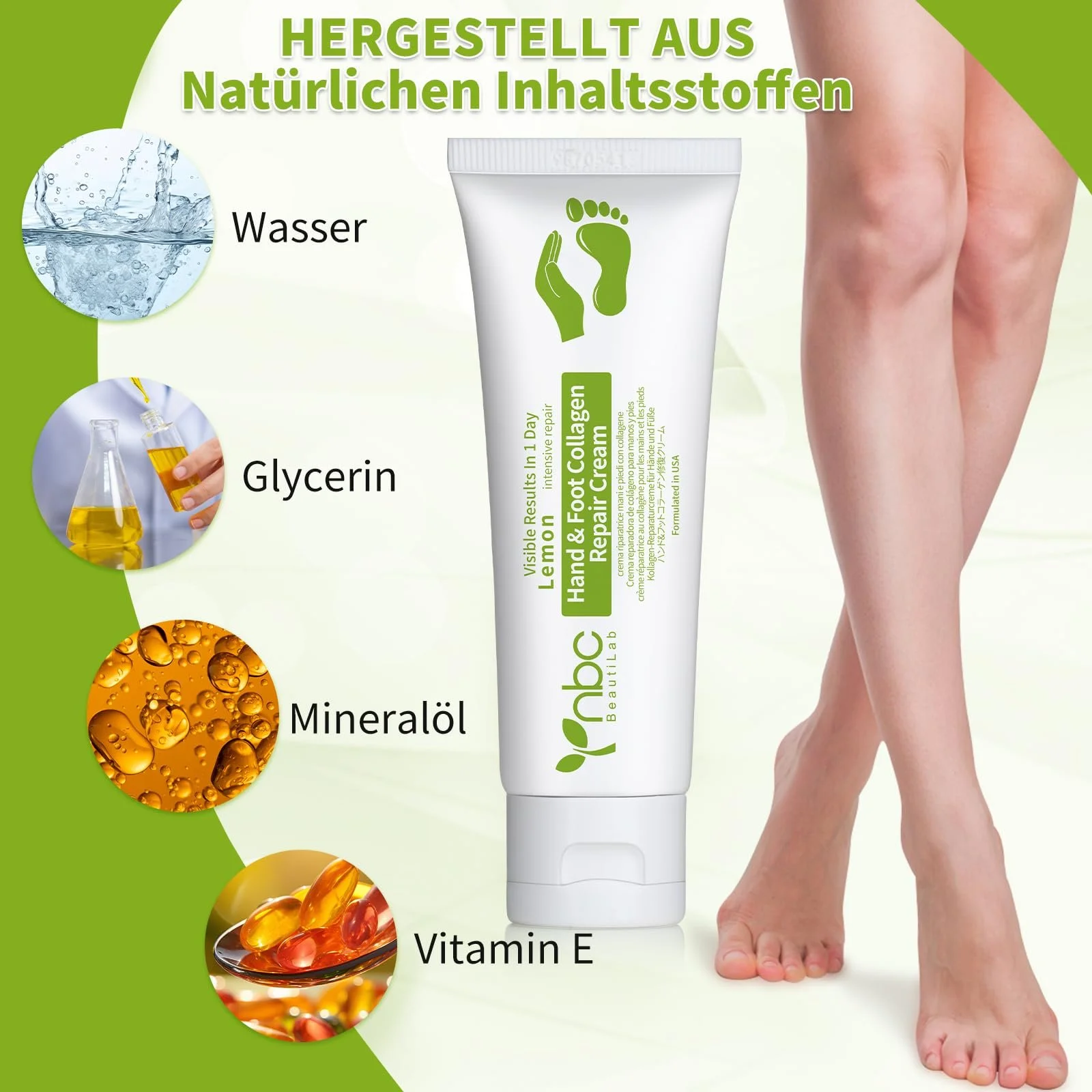 Крем для ног Callus Remover для удаления мозолей глубокое увлажнение и смягчение 80 мл лимон, фото №6