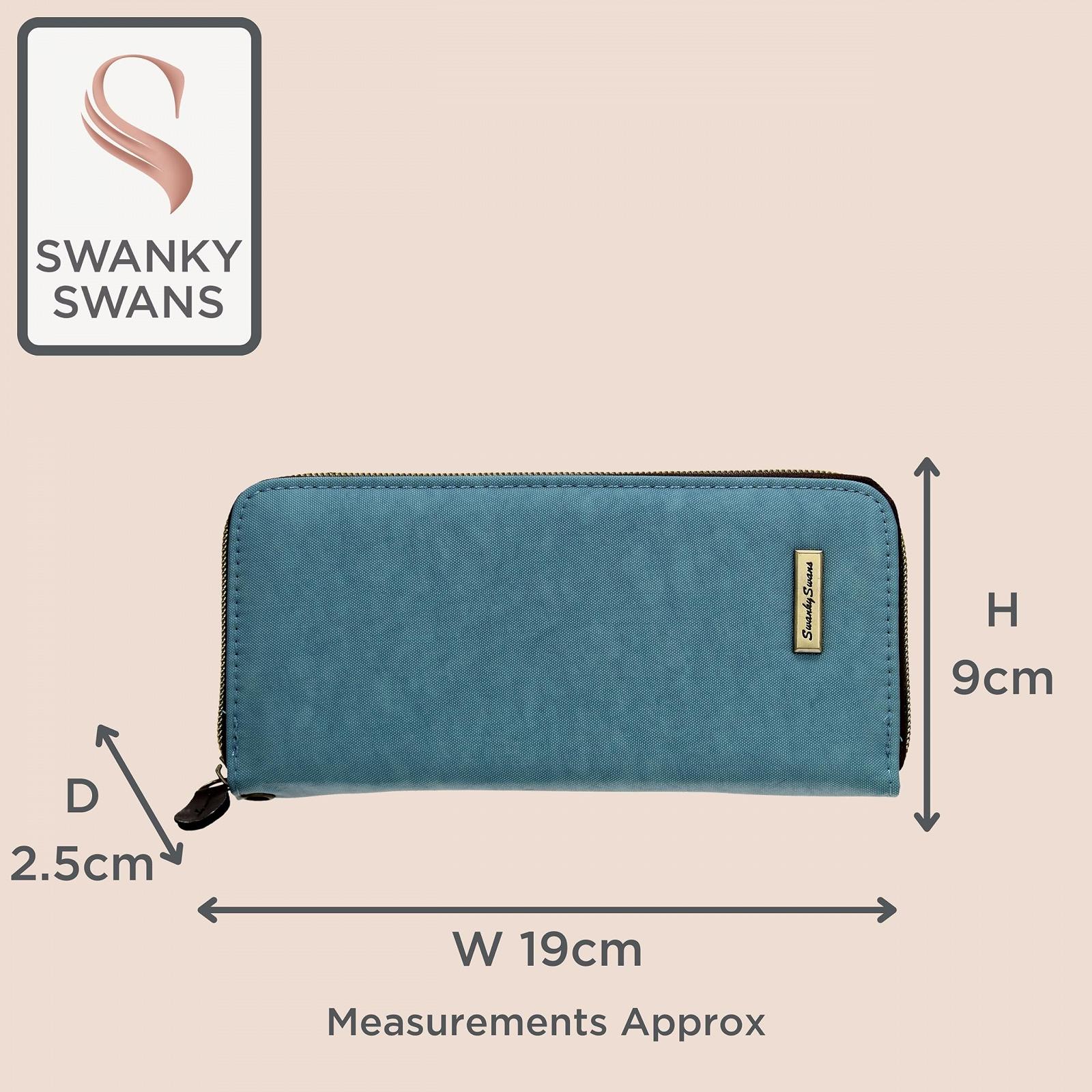 Женский кошелек SwankySwans Nylon на молнии для карт и монет, фото №3