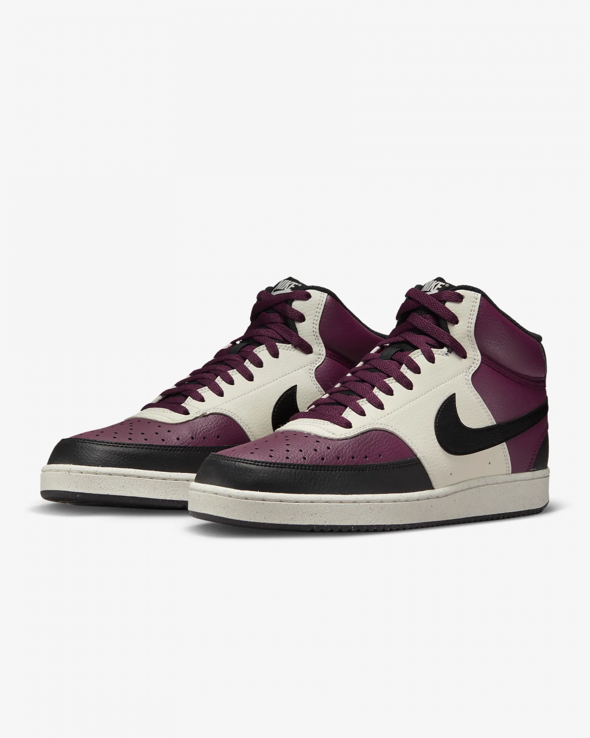 Кросівки NIKE COURT VISION MID NN DN3577-600 Nike Бордовий 44, фото №3