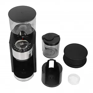 Електрична кавомолка 25 помелів Нержавіюча сталь для дому офісу кафе - Фото 1