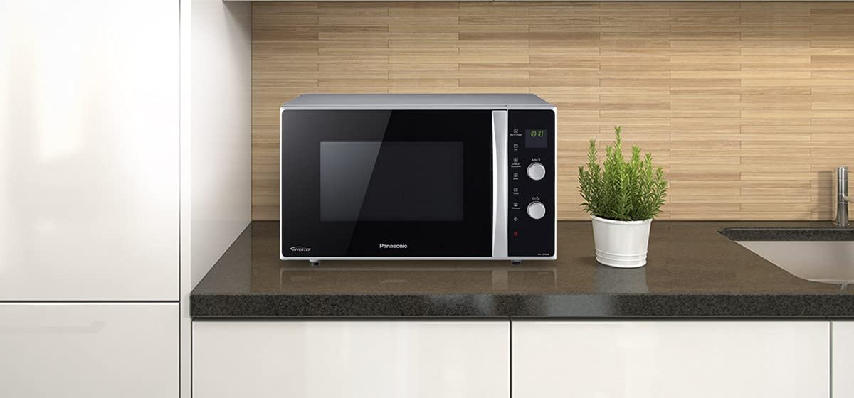 Комбінована мікрохвильова піч 3-в-1 Panasonic NN-CD565BEPG 27 л Інверторна 100-220°C Кварцовий гриль 1300 Вт 1000 Вт Black Version FR, фото №6 Комбінована мікрохвильова піч 3-в-1 Panasonic NN-CD565BEPG 27 л Інверторна 100-220°C Кварцовий гриль 1300 Вт 1000 Вт Black Version FR, фото №6