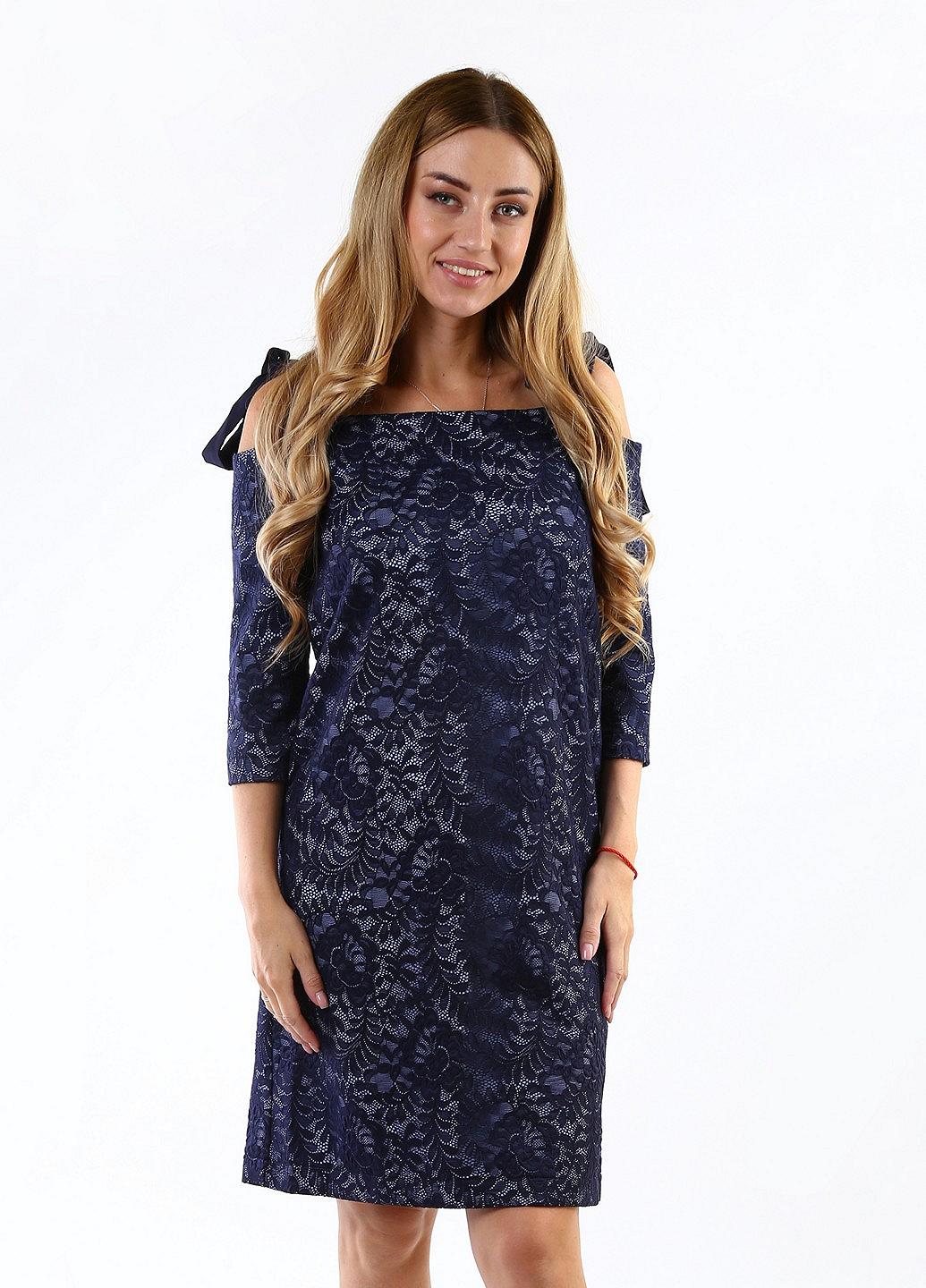 Платье inDresser S Синий (IN-F0222Ю009К-Navy-blue), фото №1