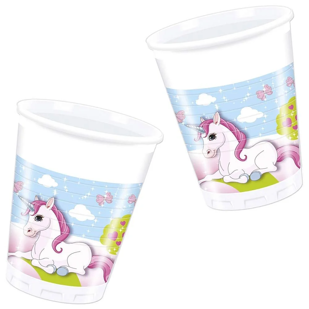 Набір посуду для вечірки Procos Unicorn, тарілки, стакани, серветки, скатертина, дитяча тема, фото №2 Набір посуду для вечірки Procos Unicorn, тарілки, стакани, серветки, скатертина, дитяча тема, фото №2