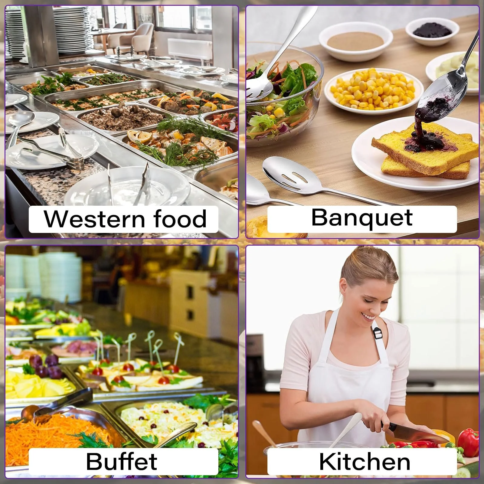 Набір сервірувальних ложок 5 шт, фото №6