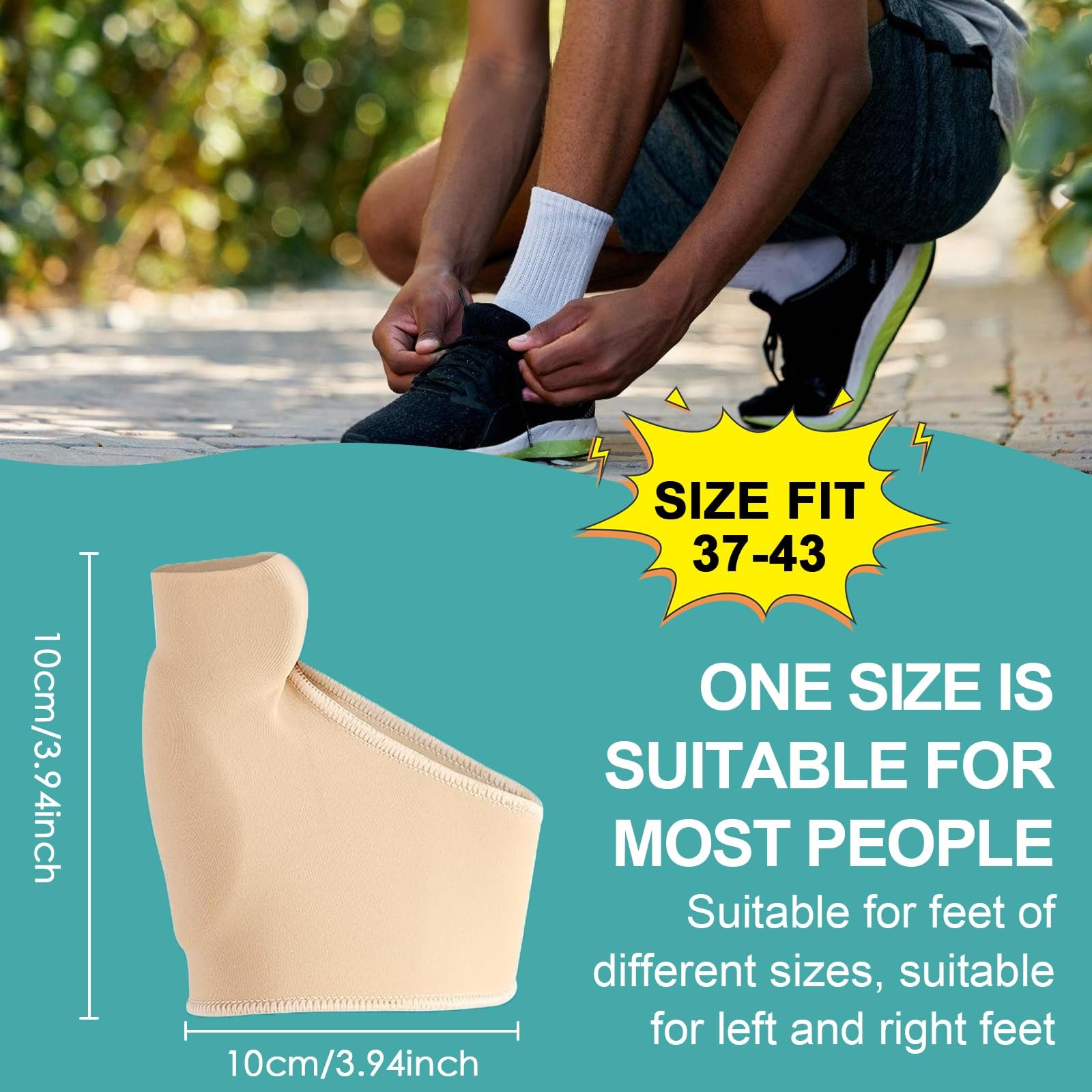 Шкарпетки Hallux Valgus Бежевий (37-43 M), фото №6 Шкарпетки Hallux Valgus Бежевий (37-43 M), фото №6