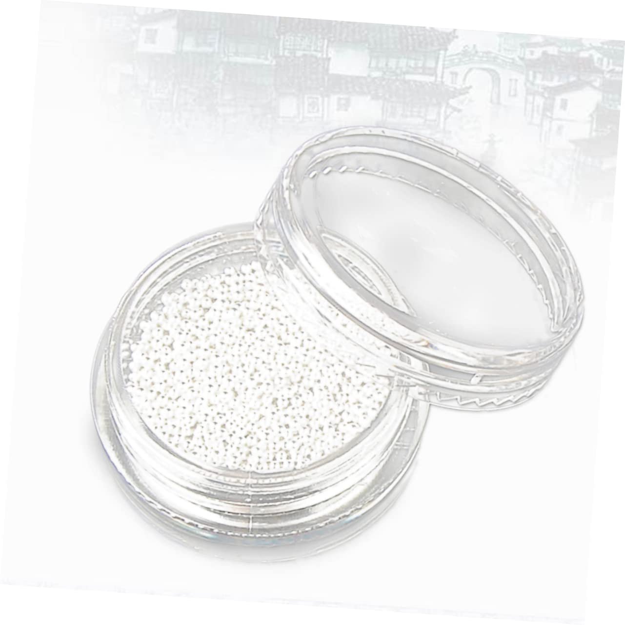 Стразы для ногтей круглые FRCOLOR Серебристые, 3 шт., фото №2