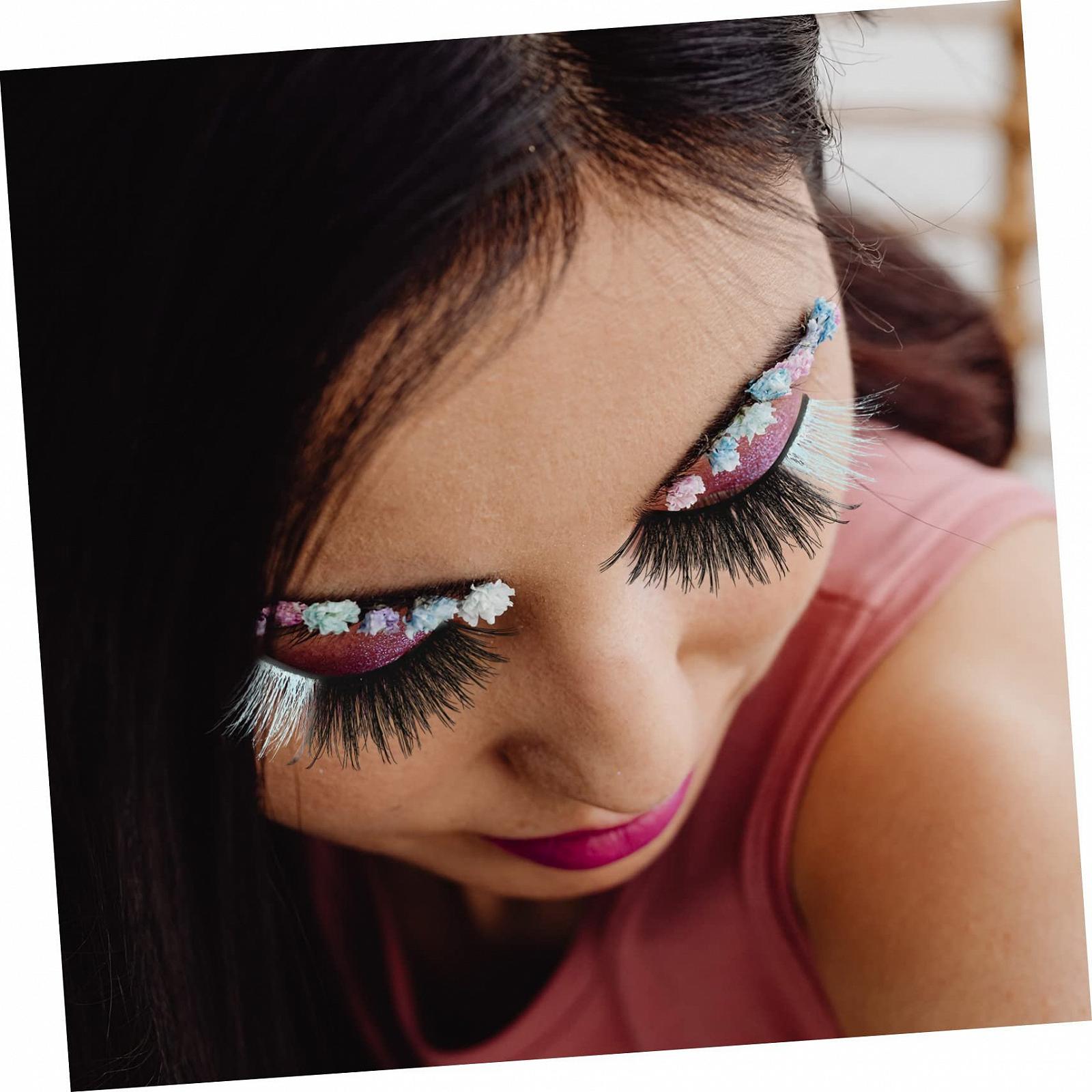 Кольорові накладні вії Angoily 20 пар Смужки Рясні візерунки, фото №5 Кольорові накладні вії Angoily 20 пар Смужки Рясні візерунки, фото №5