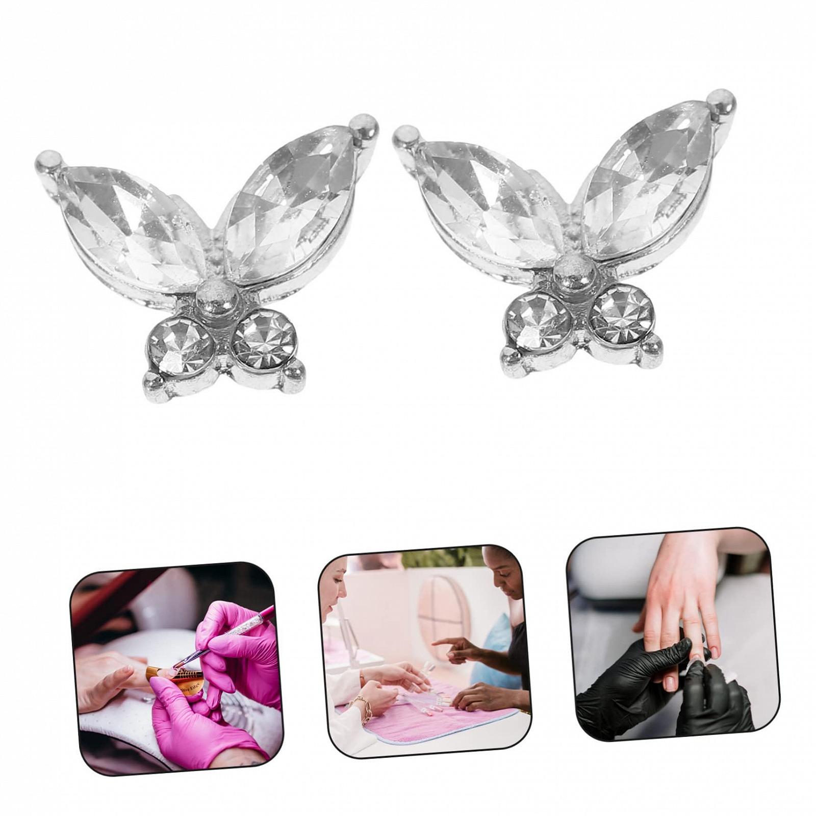 Подвески для ногтей Бабочки FRCOLOR 4 набора 20 x 4, фото №8