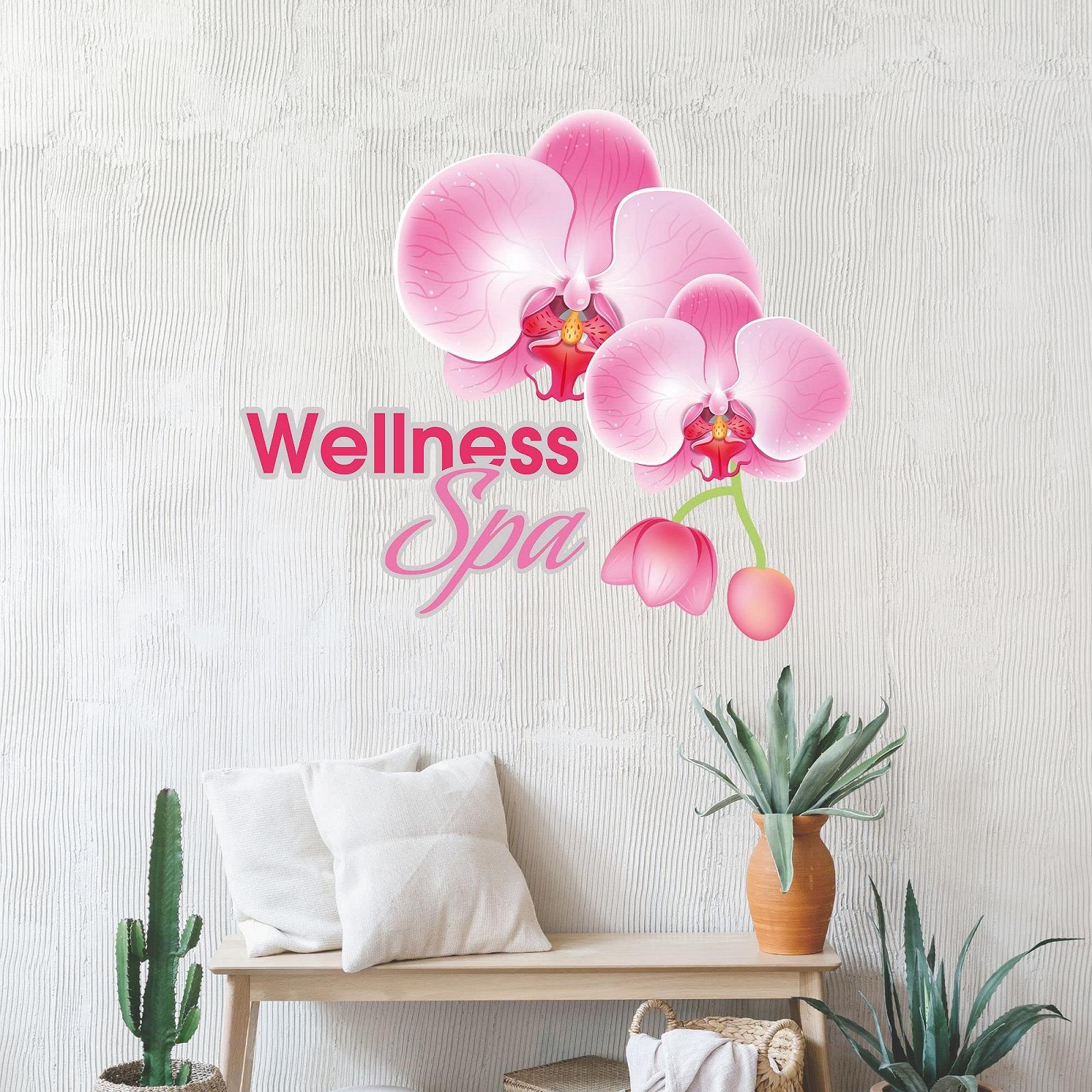 Наклейка на стіну GRAZDesign Orchid Wellness Spa 34 x 30 см, фото №4