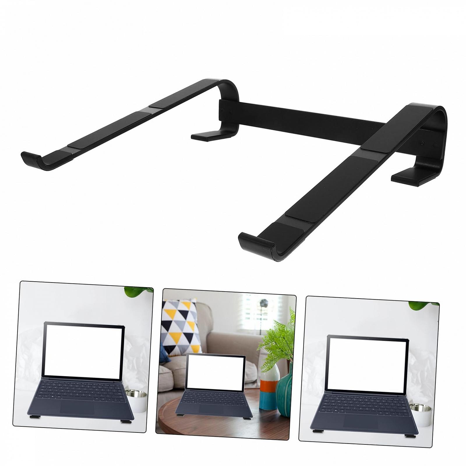 Подставка для ноутбука HOMSFOU Портативный держатель для ноутбука для стола, стабильный и нескользящий, совместимый с ноутбуками для домашнего офиса и в дороге, фото №6