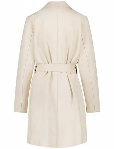 Пальто Gerry Weber М'яке коротке Велюровий вигляд Однотонні кольори synthetic.ua - Фото 1