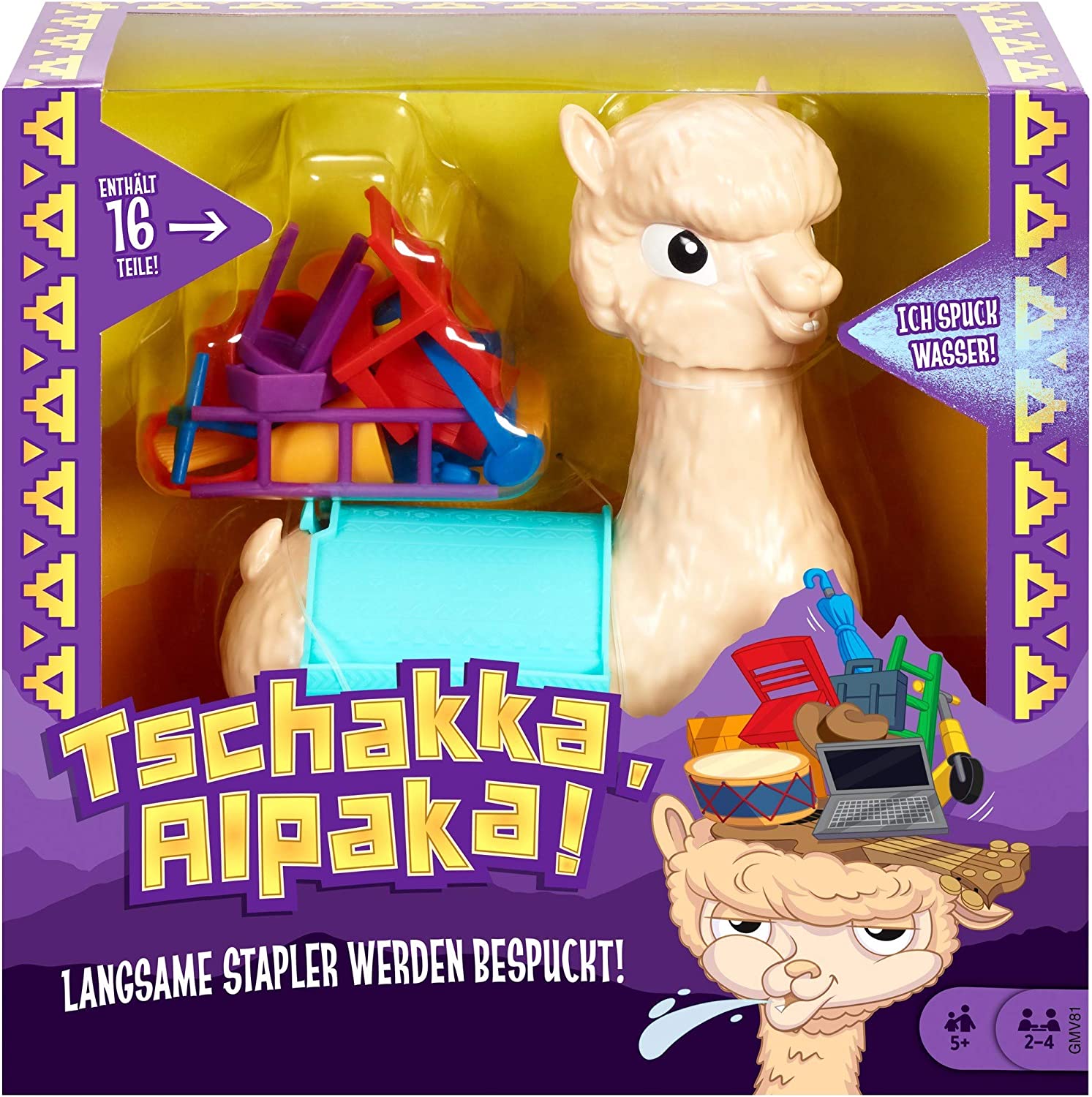 Настольная игра Mattel Непредсказуемая Альпака Hacking Packing Alpaca GMV81, фото №4