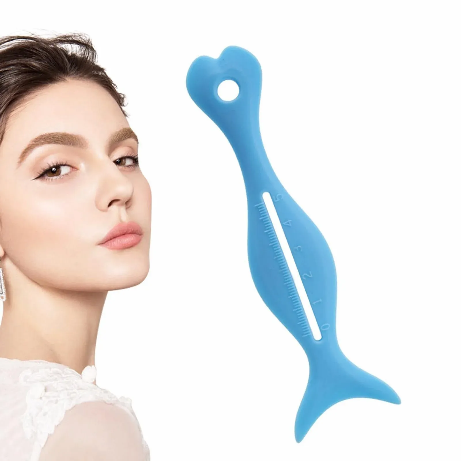 Трафарет для макіяжу Fowybe, силіконовий інструмент для підводки очей для ідеальних стрілок, фото №1