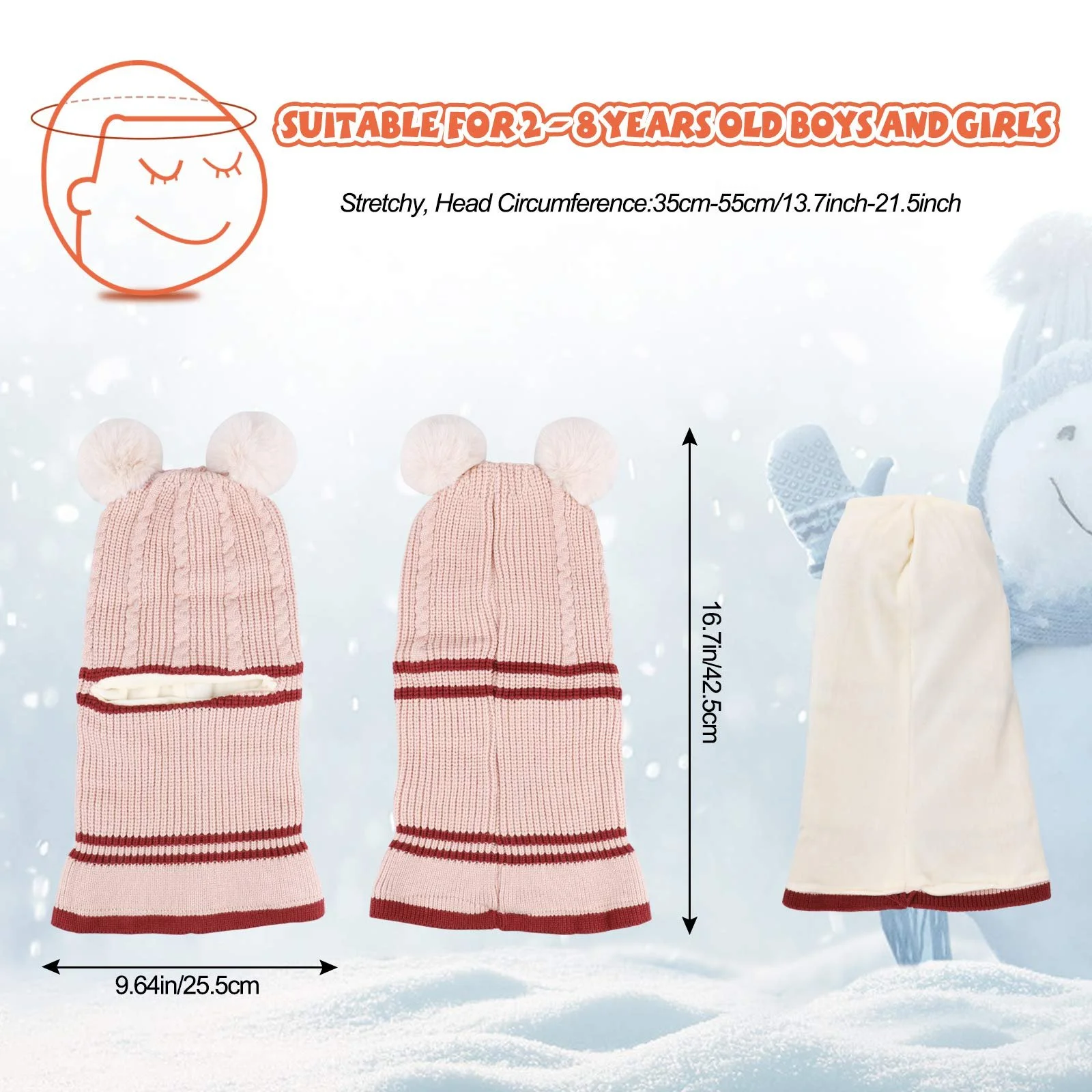 Шапка-балаклава QKURT Теплая зимняя, фото №7