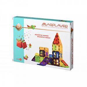 Конструктор Magplayer магнитные плитки 70 эл. MPL-70 - Фото 1