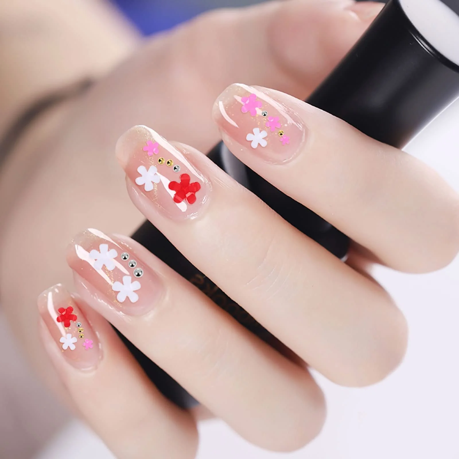 Підвіски для нігтів Квіти, фото №5