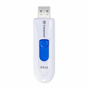 USB-накопичувач Transcend JetFlash 790 64GB USB 3.0 Білий - Фото 1