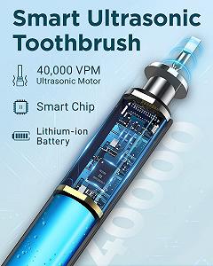 Звуковая Электрическая Зубная Щетка Розовая synthetic.ua - Фото 1
