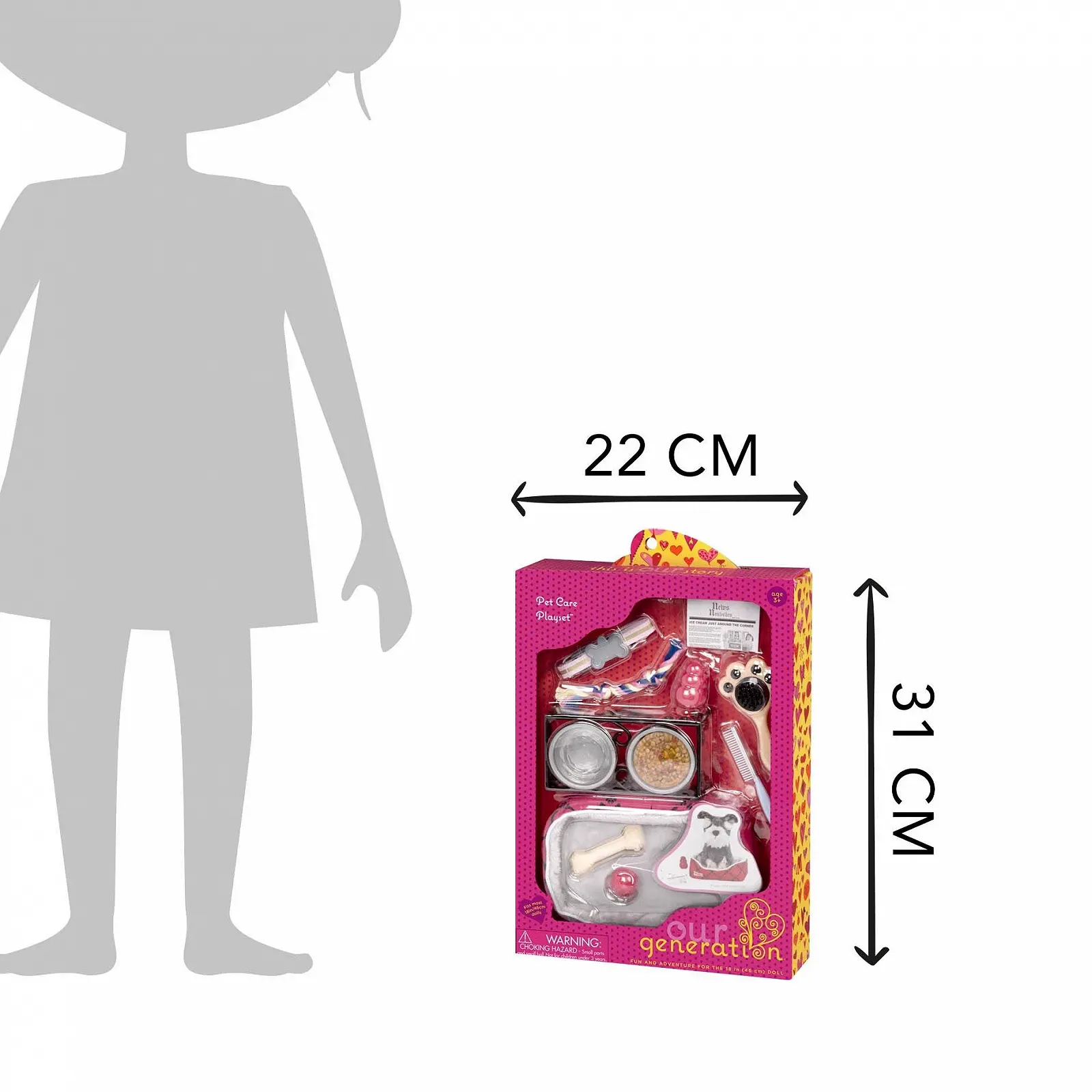 Игровой набор для ухода за питомцами Our Generation 70.37327 Кукла Многоцветный, фото №3 Игровой набор для ухода за питомцами Our Generation 70.37327 Кукла Многоцветный, фото №3