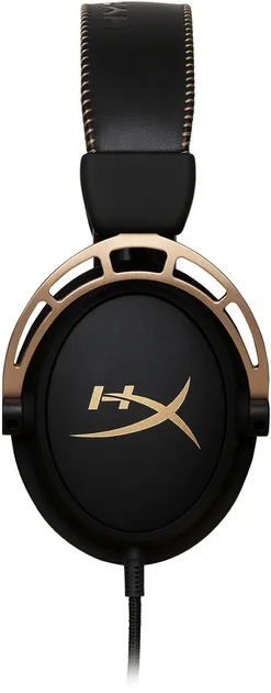 Геймерські дротові навушники HyperX Cloud Alpha / Golden-black, фото №4