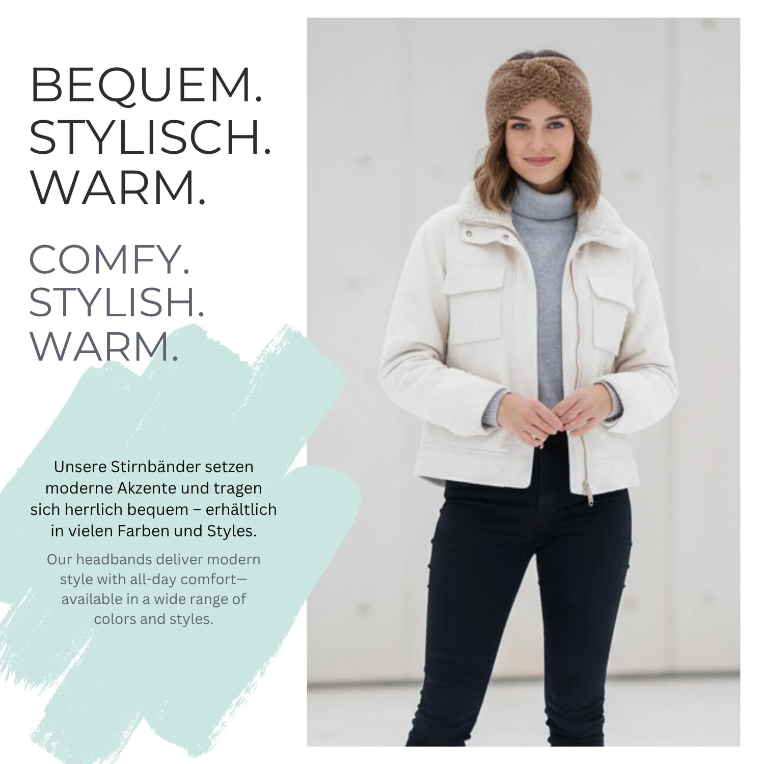 Пов'язка на голову Жіноча styleBREAKER М'яка зимова, фото №6