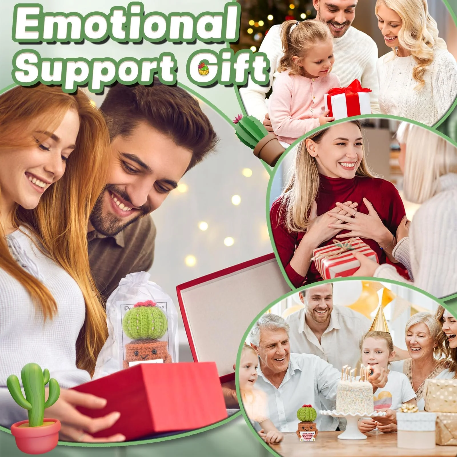 Pipihome Позитивная картошка Подарки Карманный оберег Креативная плюшевая фигурка (Кактус), фото №7 Pipihome Позитивная картошка Подарки Карманный оберег Креативная плюшевая фигурка (Кактус), фото №7