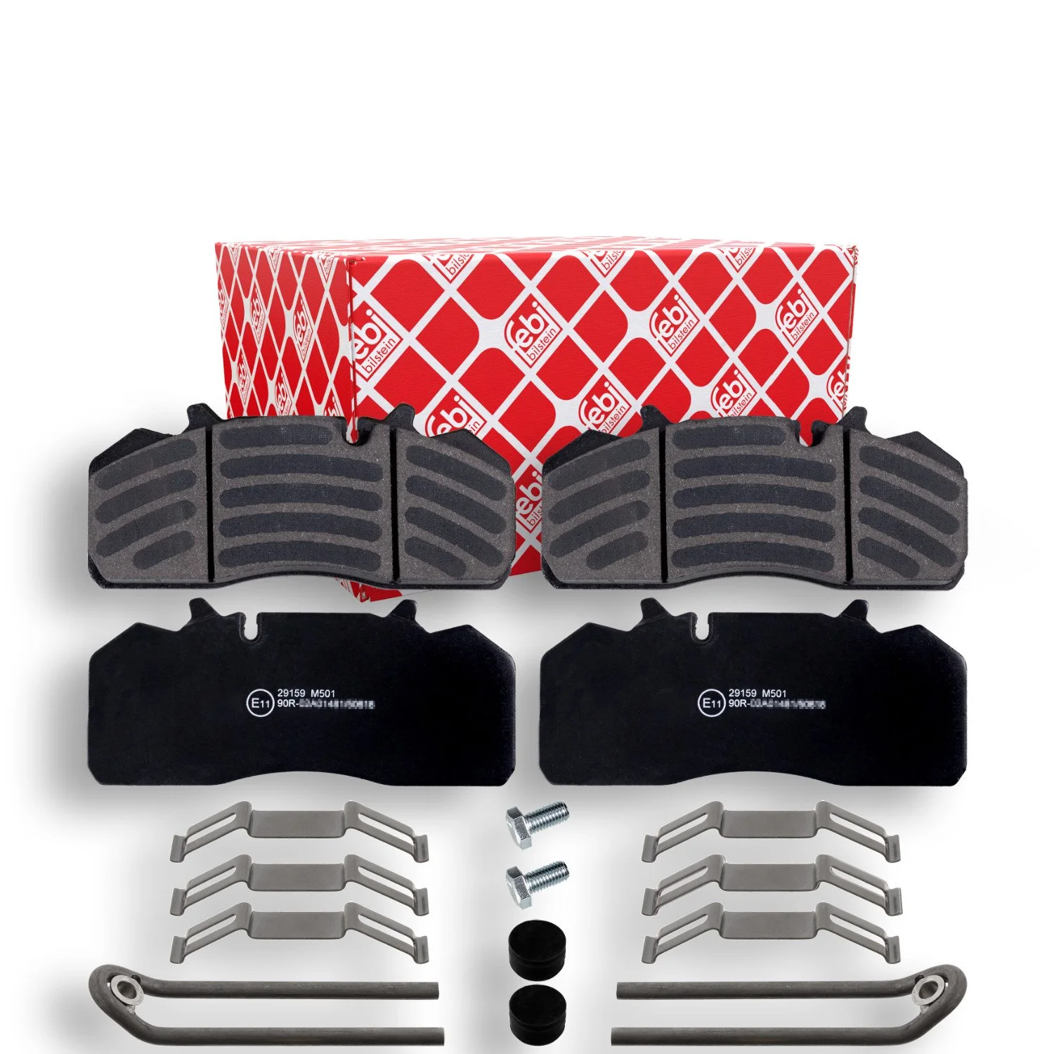 Комплект тормозных колодок, дисковый тормоз FEBI BILSTEIN 16638 для SAF GIGANT KRONE, фото №1 Комплект тормозных колодок, дисковый тормоз FEBI BILSTEIN 16638 для SAF GIGANT KRONE, фото №1