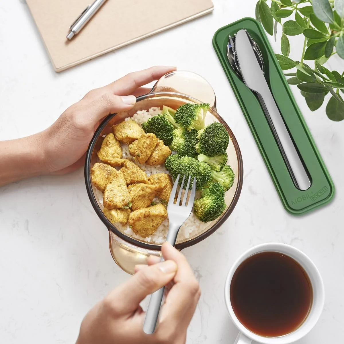 Набір столових приборів AMEFA Mobile 4 предмети, фото №6 Набір столових приборів AMEFA Mobile 4 предмети, фото №6